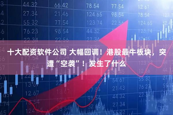 十大配资软件公司 大幅回调！港股最牛板块，突遭“空袭”！发生了什么